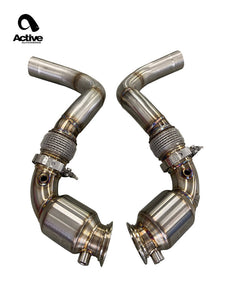 F90 M5/M8 X5M/X6M Catted Downpipes