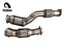 Load image into Gallery viewer, ACTIVE AUTOWERKE BMW S58 G80 M3 G82 M4 DOWNPIPES W GESI CAT
