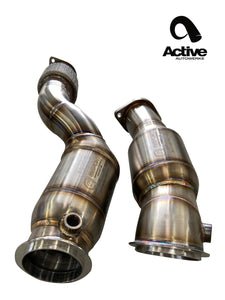 ACTIVE AUTOWERKE BMW S58 G80 M3 G82 M4 DOWNPIPES W GESI CAT