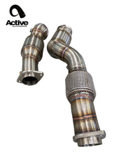 Load image into Gallery viewer, ACTIVE AUTOWERKE BMW S58 G80 M3 G82 M4 DOWNPIPES W GESI CAT
